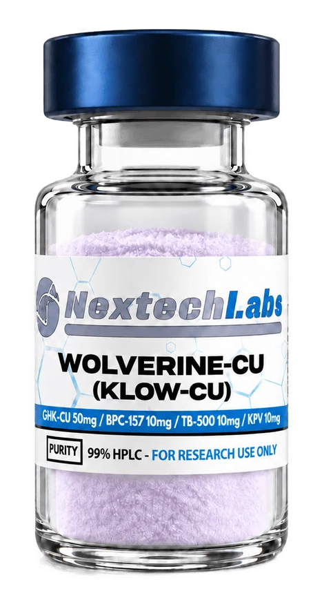Wolverine-Cu Blend “KLOW” (GHK-Cu 50mg / BPC-157 10mg / TB500 10mg / KPV 10mg)
